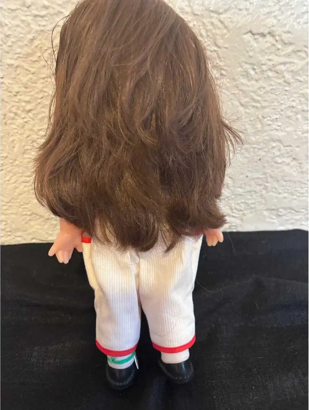 Corelle Doll Vintage Girl Brunette in Cute Outfit Blue/green Eyes W tag 14” EUC